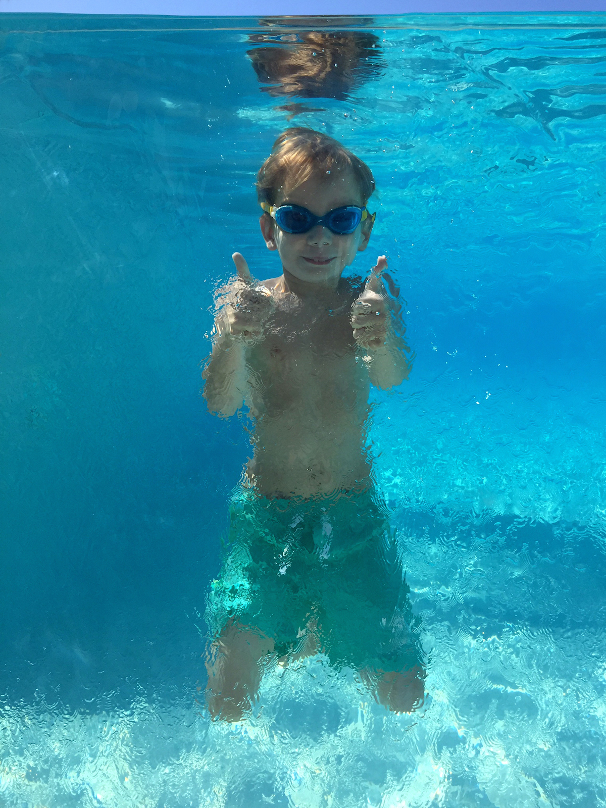 Jak naucit dítě pod vodou?